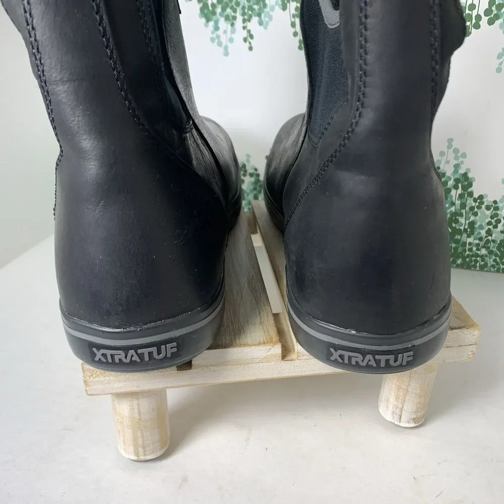 Extratuf Black Leather Waterproof Ankle Boot XAL-000 Men’s Size 10 EUC
